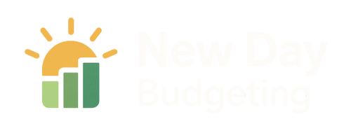 new day budgeting logo dark bg